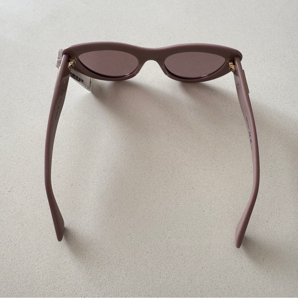 NWT Bottega Veneta Curvy Cat Eye Sunglasses, 54mm Pink BV1282S - Picture 6 of 8